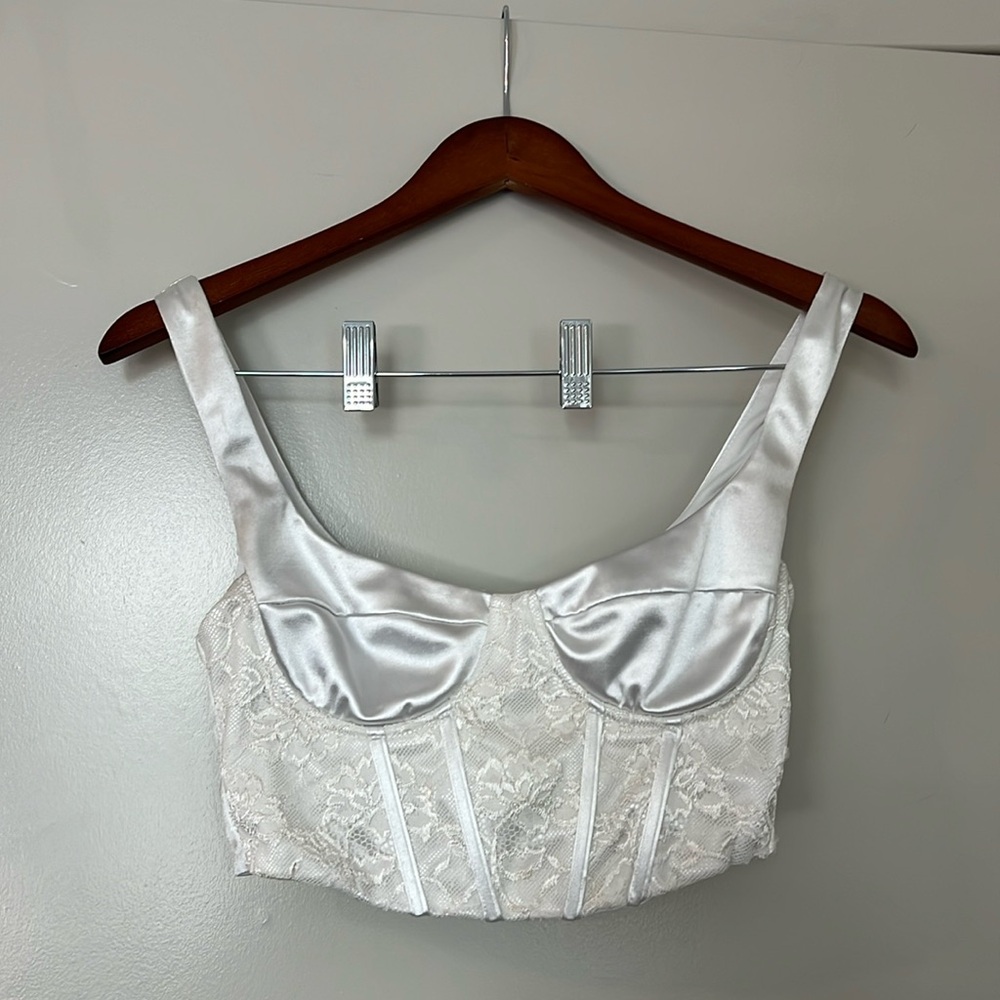 Princess Polly White Corset Top